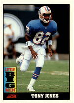 1992 Score Base Set #527 Tony Jones