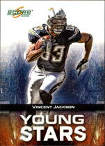 2008 Score Young Stars #10 Vincent Jackson
