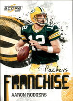 2010 Score Franchise #14 Aaron Rodgers