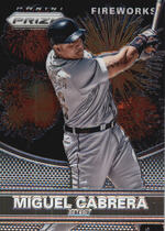 2015 Panini Prizm Fireworks #3 Miguel Cabrera