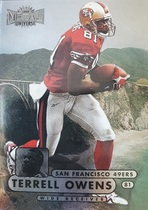 1998 Metal Base Set #96 Terrell Owens
