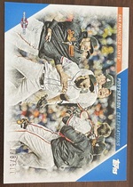 2017 Topps Update Postseason Celebrations Blue #PC-2 San Francisco Giants