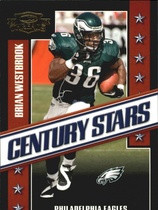 2007 Donruss Threads Century Stars Gold #2 Brian Westbrook