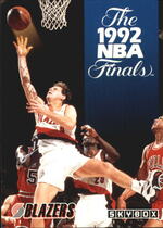 1992 SkyBox Base Set #316 Danny Ainge FINALS