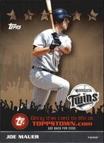 2009 Topps Topps Town Gold Series 2 #TTT26 Joe Mauer