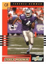 2003 Score Base Set #324 Terrence Newman