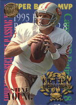 1995 Ultra Achievements Gold Medallion #10 Steve Young