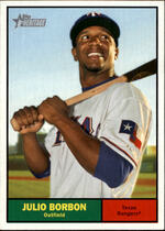2010 Topps Heritage #348 Julio Borbon