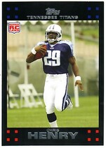 2007 Topps Base Set #312 Chris Henry