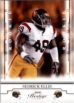 2008 Playoff Prestige #192 Sedrick Ellis