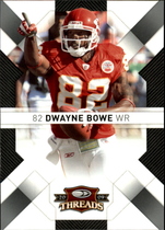 2009 Donruss Threads #48 Dwayne Bowe