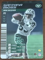 2001 NFL Showdown First and Goal #112 Santana Moss