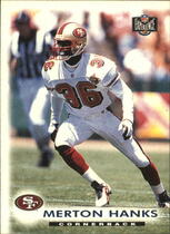 1997 Score Board NFL Experience #92 Merton Hanks