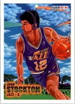 1993 Fleer Base Set #236 John Stockton