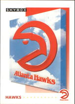 1991 SkyBox Base Set #351 Atlanta Hawks