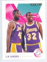 1991 SkyBox Base Set #471 LA Lakers