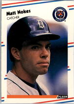1988 Fleer Mini #23 Matt Nokes