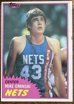 1981 Topps Base Set #E78 Mike Gminski