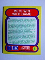 1988 Score Great Moments in Baseball Magic Motion Trivia #5 New York Mets
