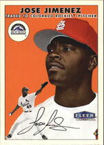 2000 Fleer Tradition #347 Jose Jimenez