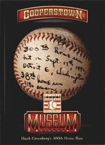 2013 Panini Cooperstown Museum Pieces #3 Hank Greenberg