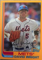 2013 Topps Archives Day Glow (Orange) #97 David Wright