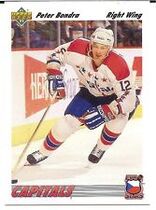 1991 Upper Deck Euro-Stars #E12 Peter Bondra