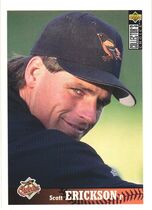 1997 Upper Deck Collectors Choice Teams Baltimore Orioles #BO2 Scott Erickson
