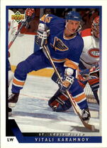 1993 Upper Deck Base Set #338 Vitali Karamnov