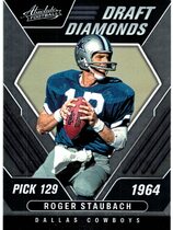 2022 Panini Absolute Draft Diamonds #DD-17 Roger Staubach