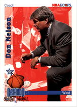 1992 NBA Hoops Base Set #319 Don Nelson