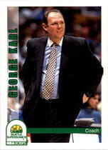 1992 NBA Hoops Base Set #263 George Karl