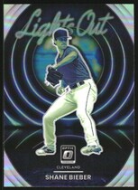 2022 Donruss Optic Lights Out Holo #LO-15 Shane Bieber