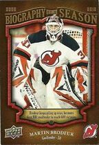 2009 Upper Deck Biography of a Season #BOS30 Martin Brodeur