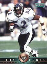 1997 Pro Line Base Set #21 Ray Lewis