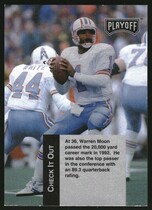 1993 Playoff Checklists #1 Warren Moon