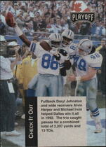 1993 Playoff Checklists #8 Dallas Cowboys