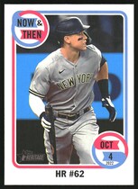 2023 Topps Heritage High Number Now & Then #NT-2 Aaron Judge