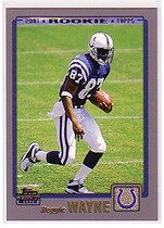 2001 Topps Base Set #344 Reggie Wayne