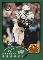 2002 Topps Base Set #304 Dominic Rhodes