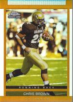 2003 Topps Draft Picks and Prospects Chrome Gold Refractors #130 Chris Brown