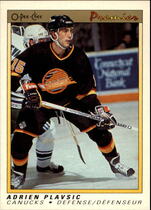 1990 O-Pee-Chee OPC Premier #90 Adrien Plavsic