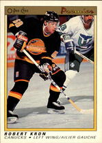 1990 O-Pee-Chee OPC Premier #52 Robert Kron