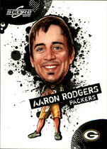 2010 Score NFL Players #1 Aaron Rodgers