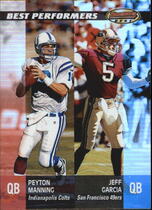 2001 Bowman Best #92 Jeff Garcia|Peyton Manning