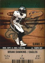 2003 Fleer Authentix #97 Brian Dawkins