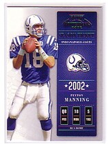 2002 Playoff Contenders #30 Peyton Manning