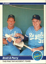1984 Fleer Base Set #638 George Brett|Garylord Perry