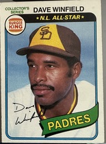 1980 Topps Burger King Pitch Hit & Run #22 Dave Winfield