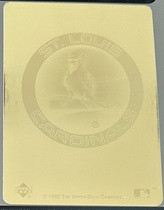 1992 Upper Deck Gold Team Holograms #NNO Cardinals